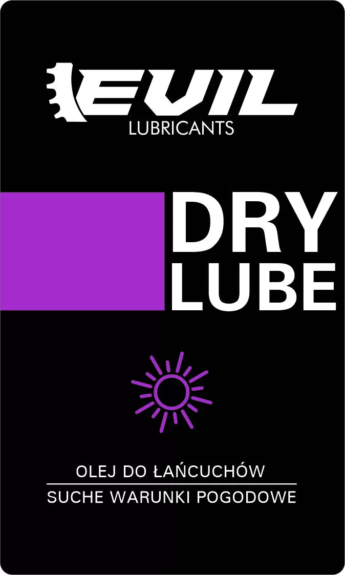 Kettenöl für trockene Bedingungen im Sommer DRY LUBE 10ml EVIL LUBRICANTS