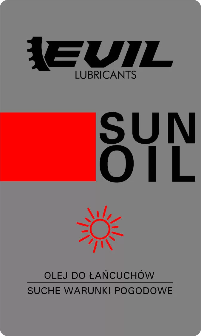 Mineralisches Kettenöl für trockene Bedingungen im Sommer SUN OIL 100ml EVIL Lubricants