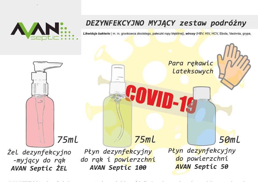 zestaw do dezynfekcji salonów kosmetycznych